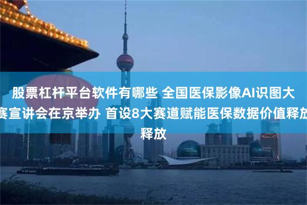 股票杠杆平台软件有哪些 全国医保影像AI识图大赛宣讲会在京举办 首设8大赛道赋能医保数据价值释放