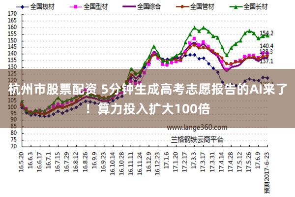 杭州市股票配资 5分钟生成高考志愿报告的AI来了！算力投入扩大100倍