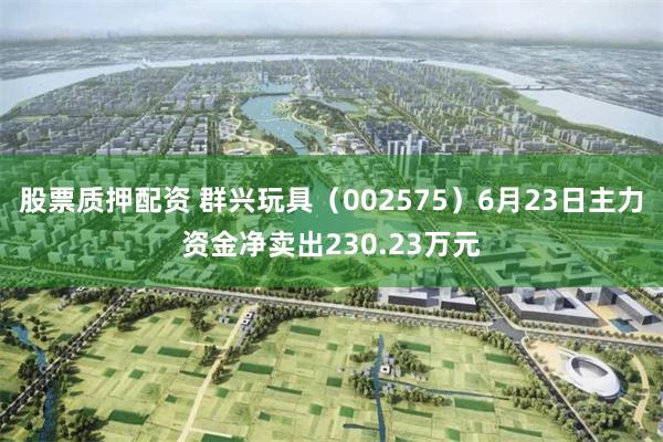 股票质押配资 群兴玩具（002575）6月23日主力资金净卖出230.23万元