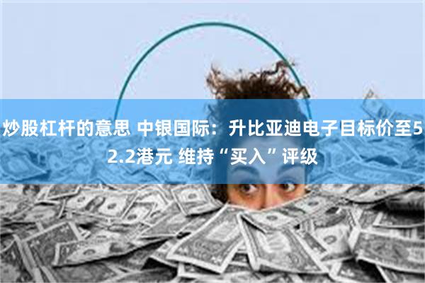 炒股杠杆的意思 中银国际：升比亚迪电子目标价至52.2港元 维持“买入”评级