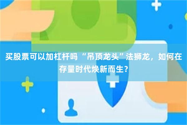 买股票可以加杠杆吗 “吊顶龙头”法狮龙，如何在存量时代焕新而生？