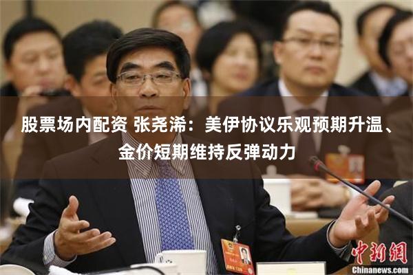 股票场内配资 张尧浠：美伊协议乐观预期升温、金价短期维持反弹动力