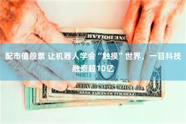配市值股票 让机器人学会“触摸”世界，一目科技融资超10亿
