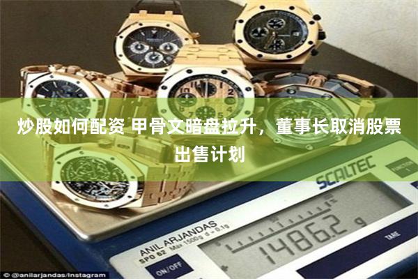 炒股如何配资 甲骨文暗盘拉升，董事长取消股票出售计划