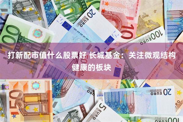 打新配市值什么股票好 长城基金：关注微观结构健康的板块